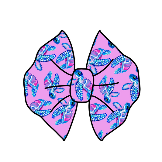 Purple Sea Turtles Bow