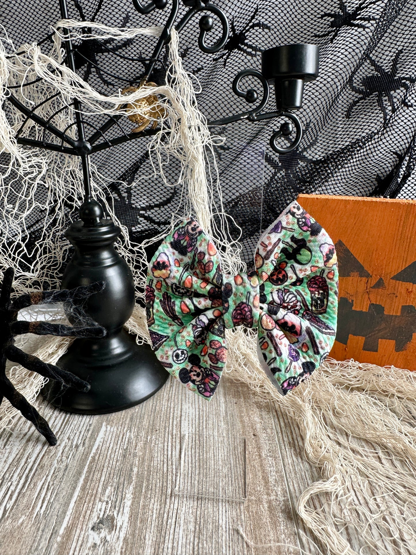 Mouse Halloween Bow