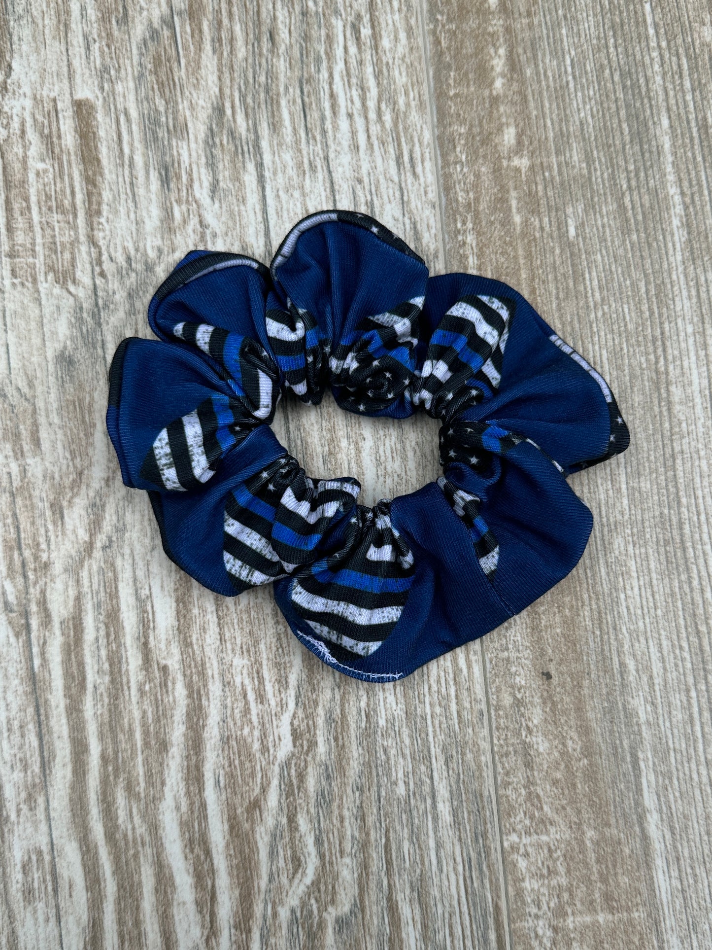 Back the Blue Scrunchies