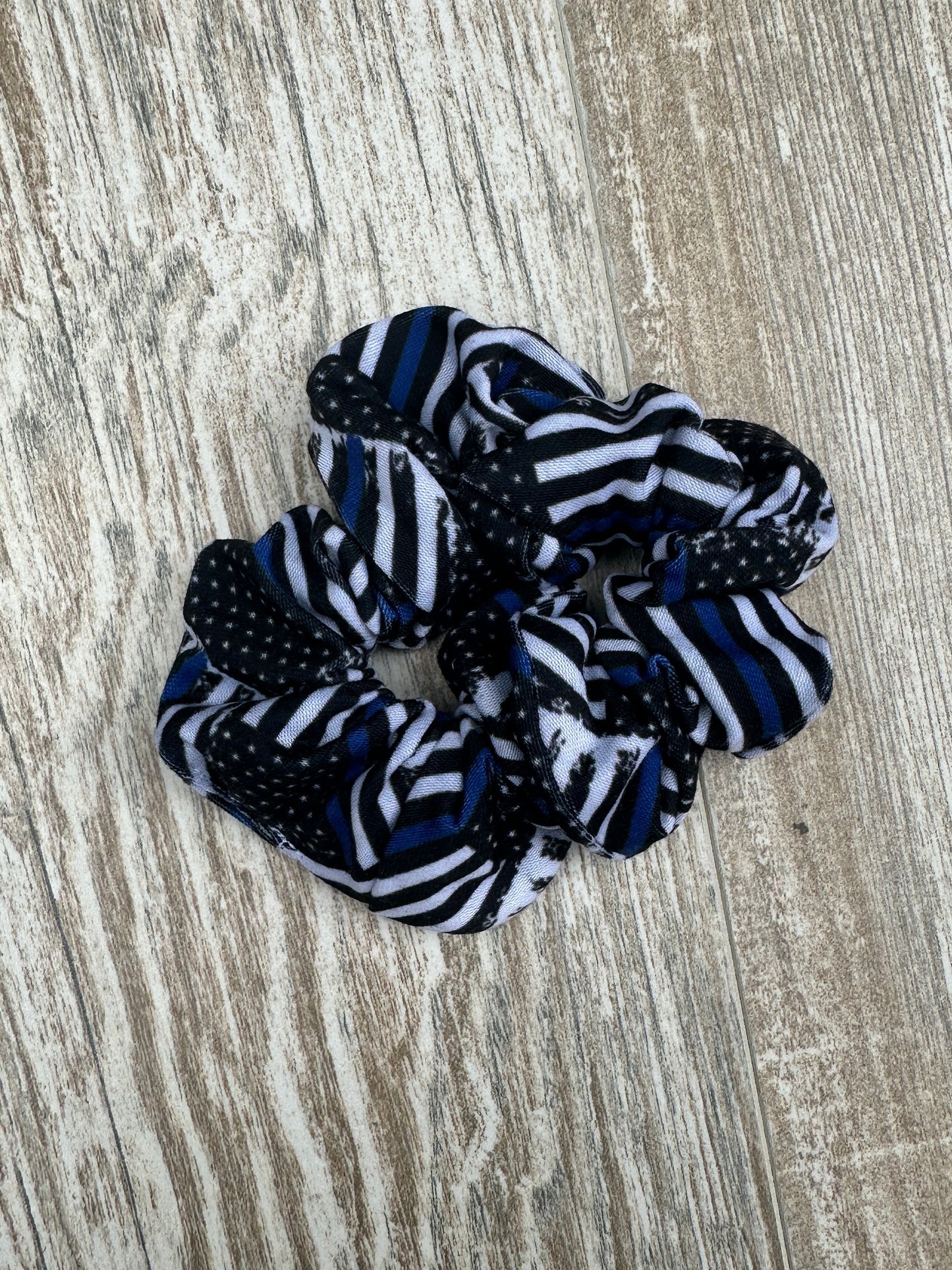 Back the Blue Scrunchies